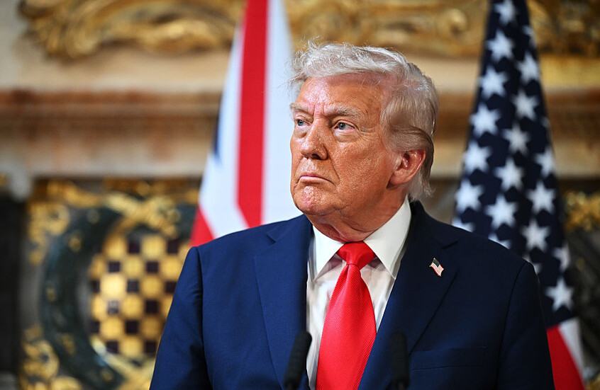 <strong>الرئيس الأمريكي دونالد ترامب</strong>