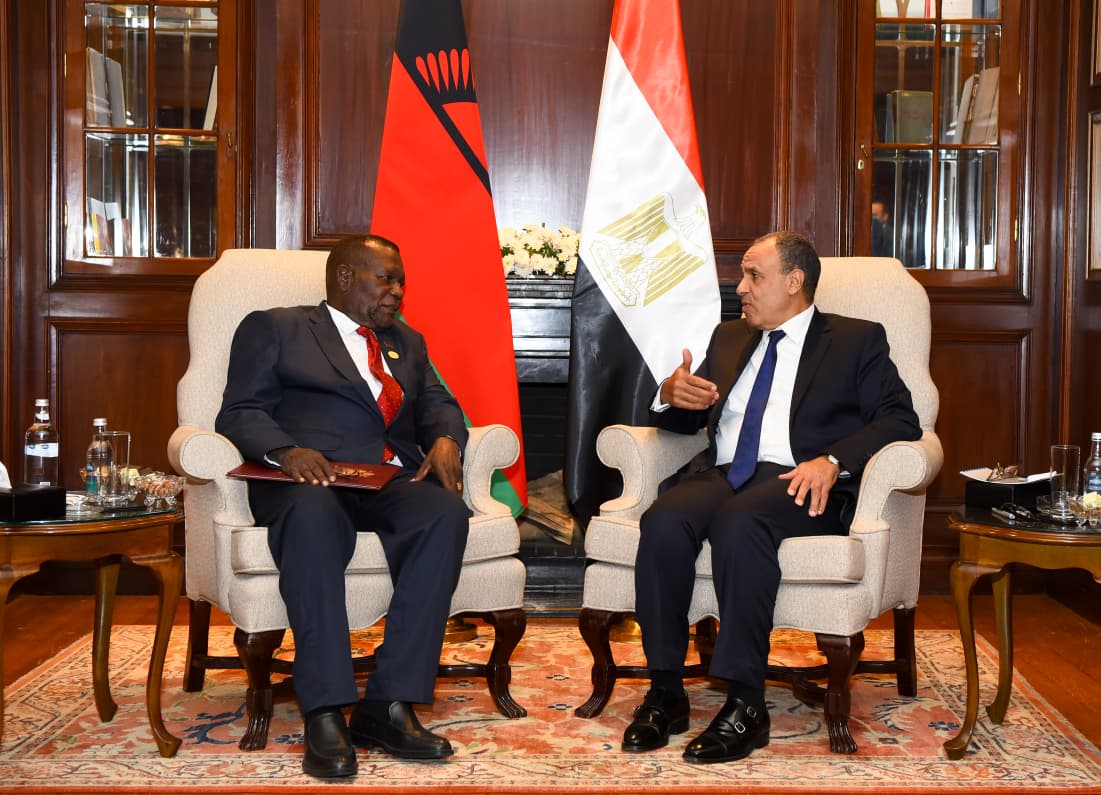 <strong>وزير الخارجية يلتقي نظيره المالاوي</strong>