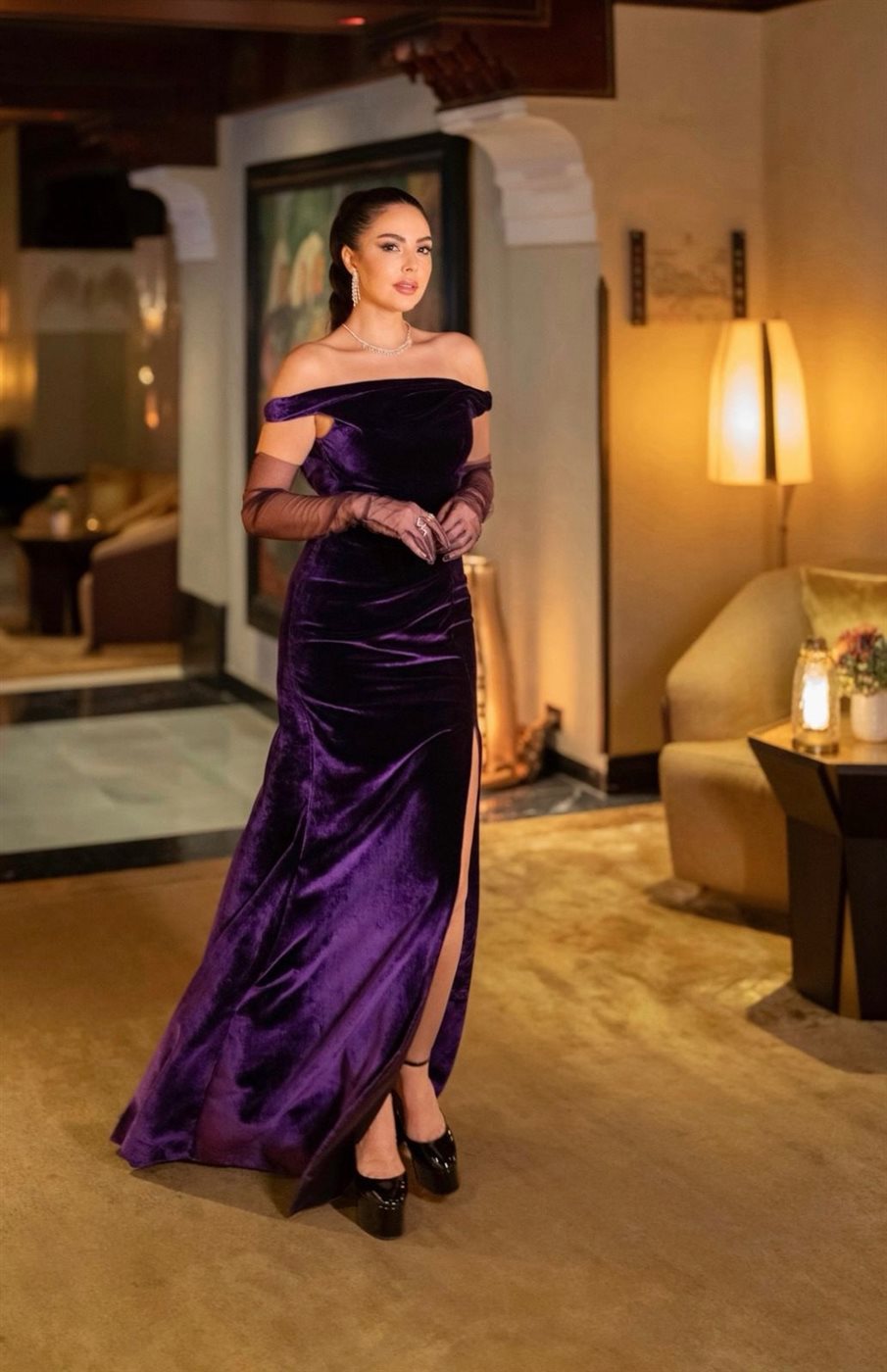 الفنانة نينا مغربي
