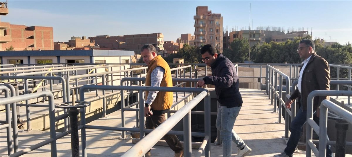 رئيس مياه الفيوم نسابق الزمن للانتهاء من محطة مياه قحافة وبدء التشغيل التجريبي