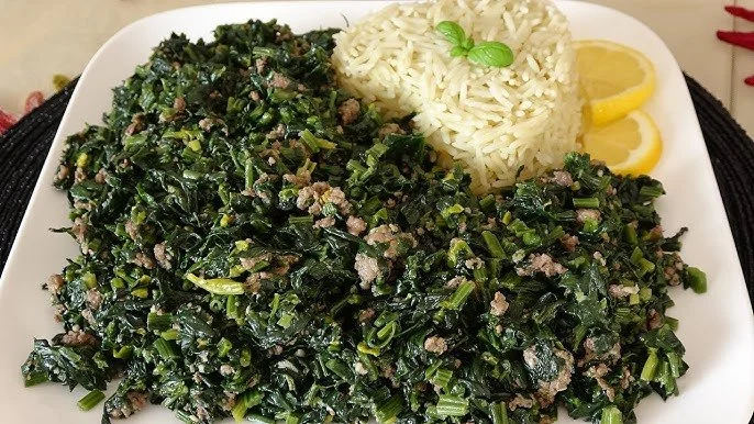 طريقة عمل السبانخ
