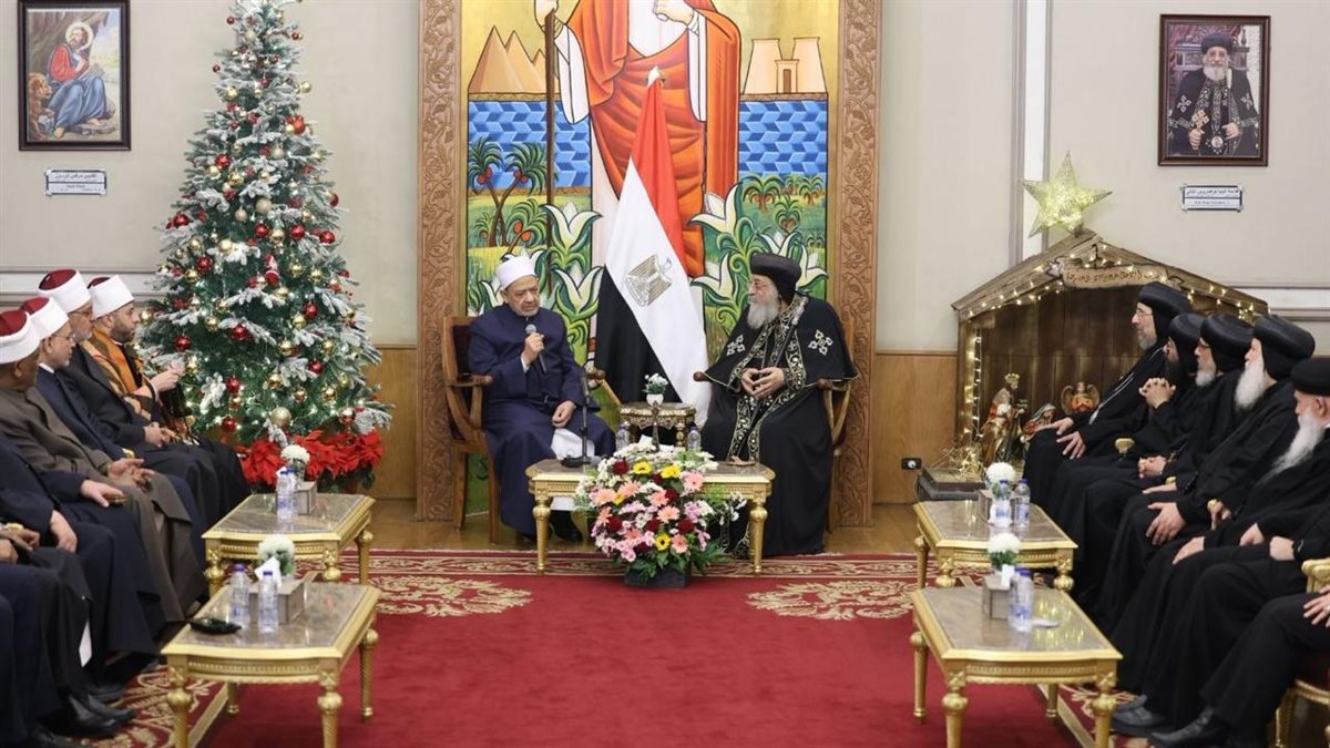 شيخ الأزهر والبابا تواضروس