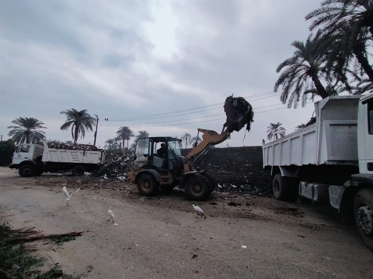 رئيس مركزابشواى: رفع ٣٤٠ طن قمامة ومخلفات بحملة نظافة لأعمال التشجير والتجميل<br>