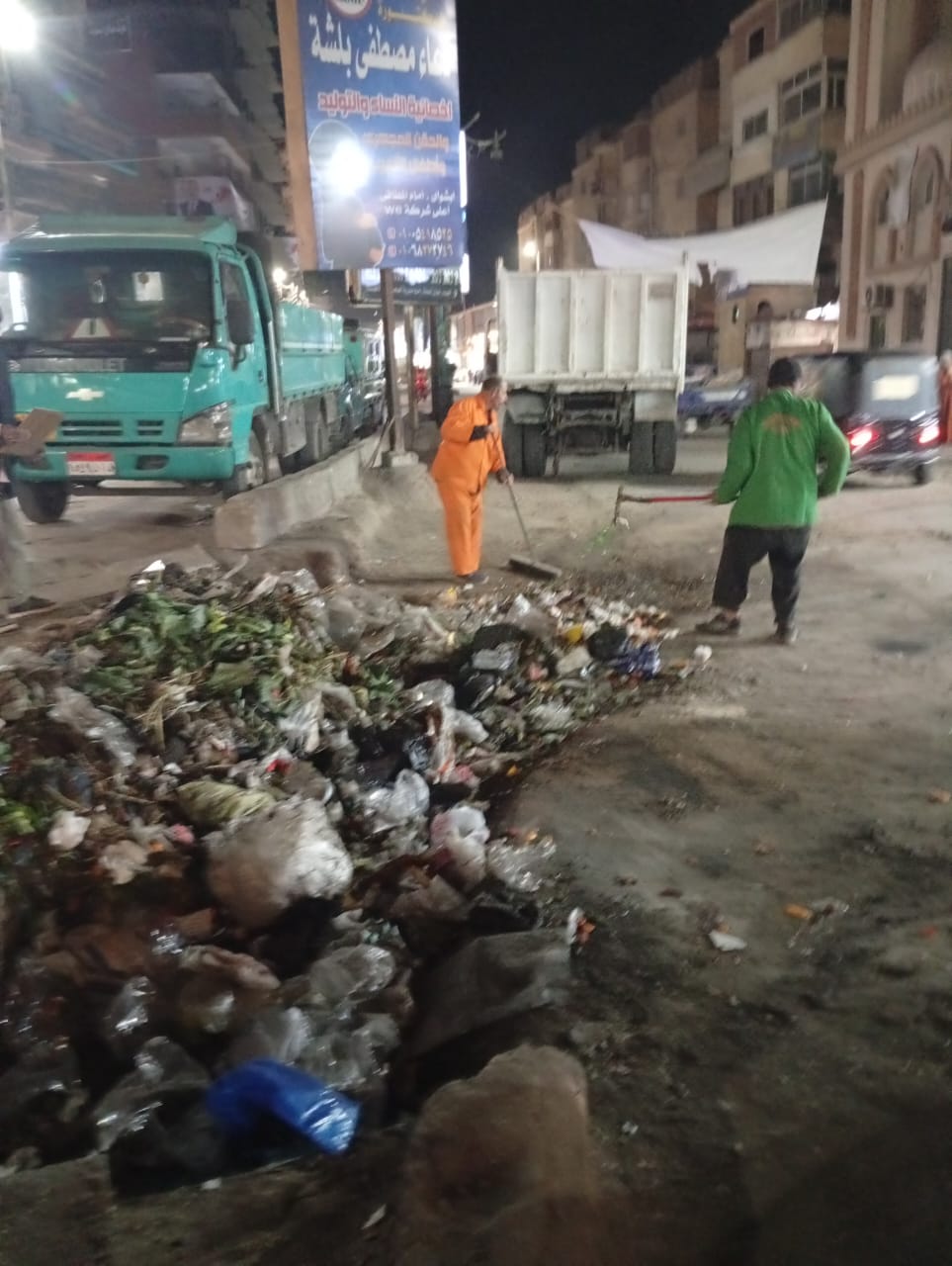 رئيس مركزابشواى: رفع ٣٤٠ طن قمامة ومخلفات بحملة نظافة لأعمال التشجير والتجميل<br>