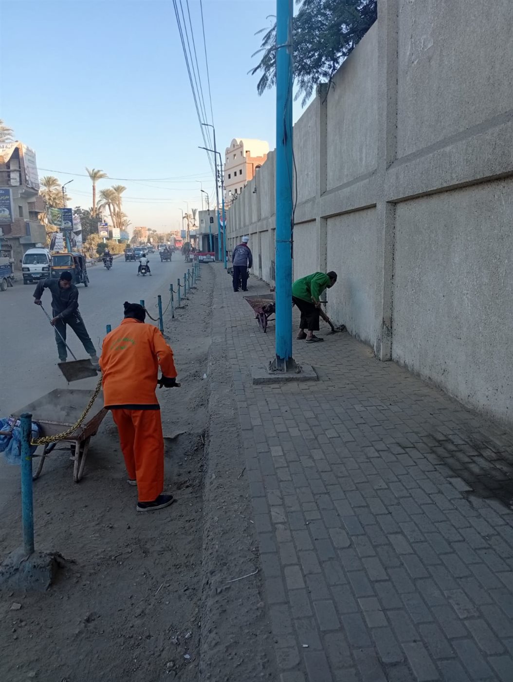 رئيس مركزابشواى: رفع ٣٤٠ طن قمامة ومخلفات بحملة نظافة لأعمال التشجير والتجميل<br>