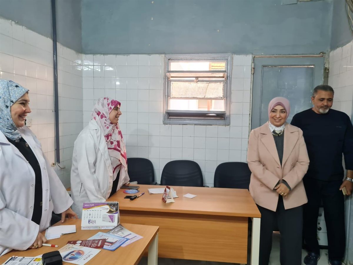 جوله مفاجئه لوكيل الصحة بالفيوم على مستشفى الفيوم العام للاطمئنان على سير العمل