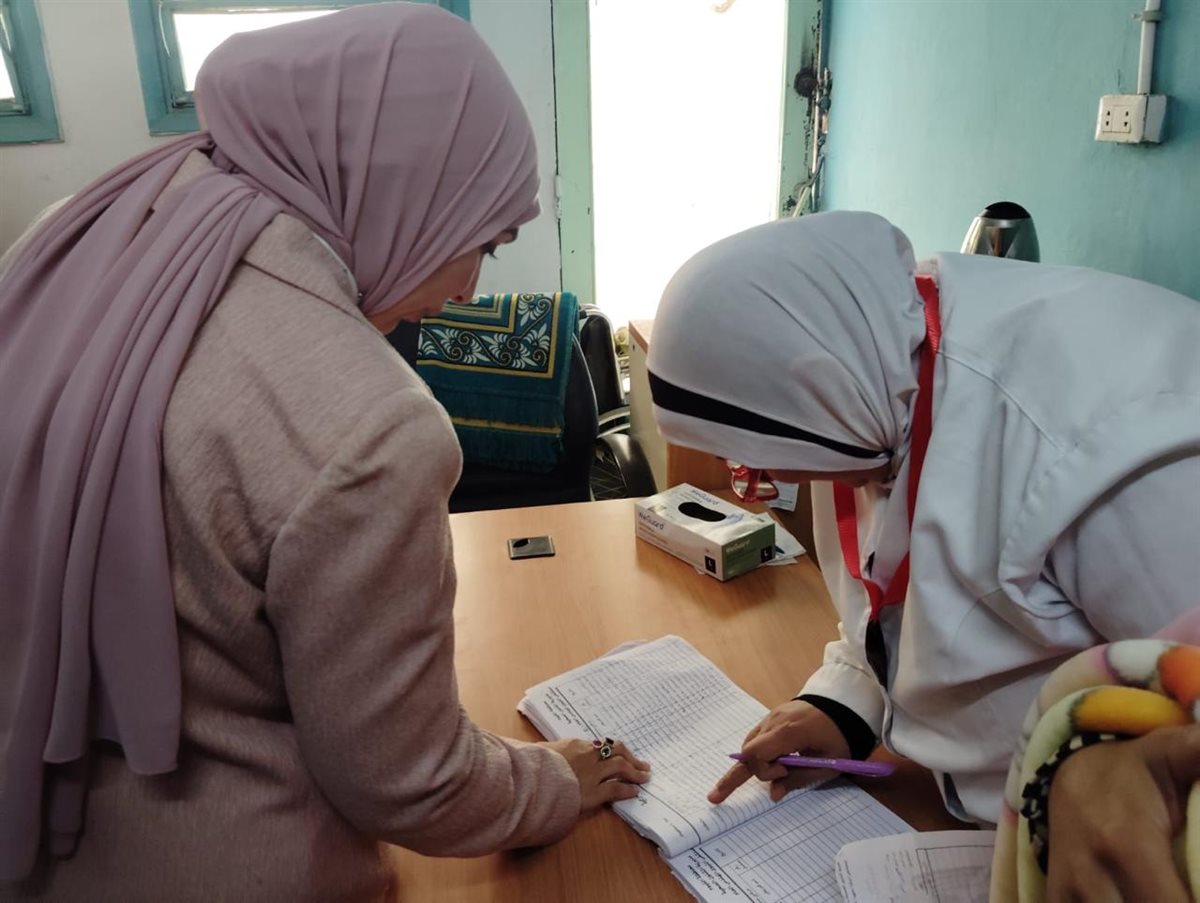 جوله مفاجئه لوكيل الصحة بالفيوم على مستشفى الفيوم العام للاطمئنان على سير العمل