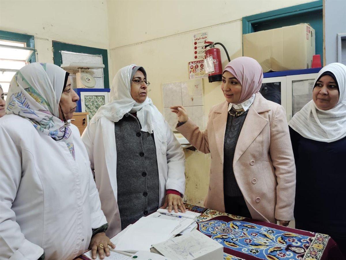 جوله مفاجئه لوكيل الصحة بالفيوم على مستشفى الفيوم العام للاطمئنان على سير العمل