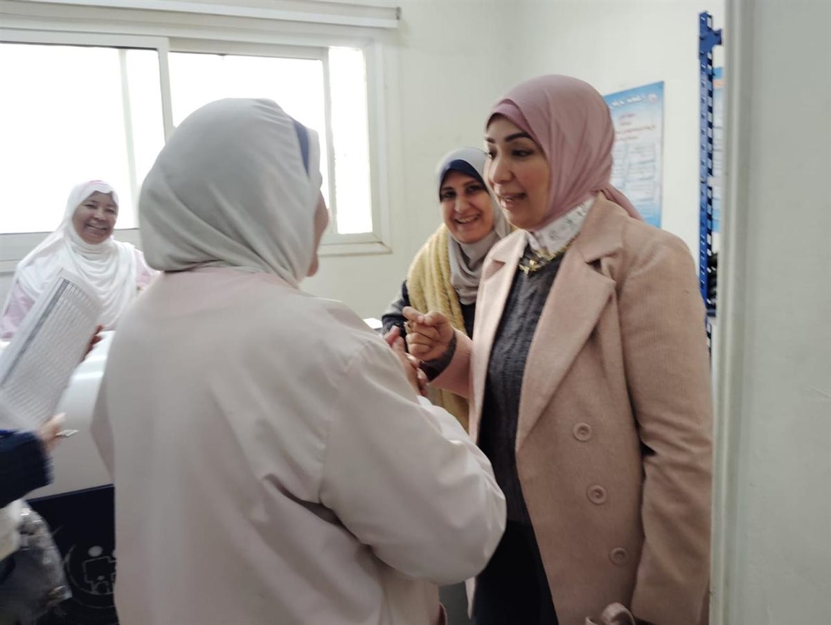 جوله مفاجئه لوكيل الصحة بالفيوم على مستشفى الفيوم العام للاطمئنان على سير العمل