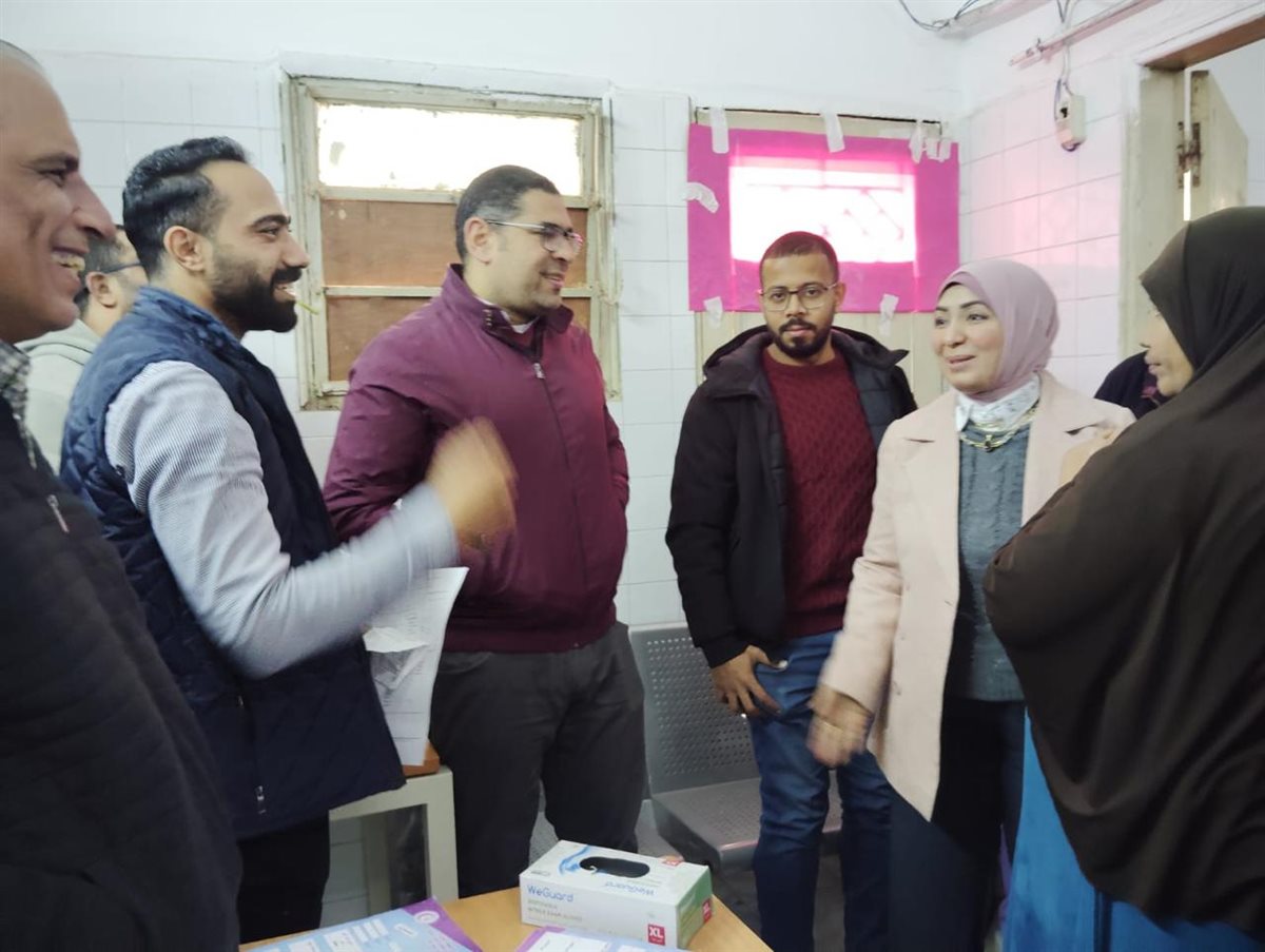 جوله مفاجئه لوكيل الصحة بالفيوم على مستشفى الفيوم العام للاطمئنان على سير العمل