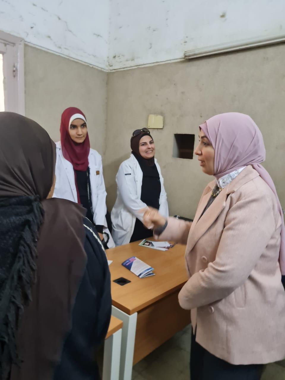 جوله مفاجئه لوكيل الصحة بالفيوم على مستشفى الفيوم العام للاطمئنان على سير العمل
