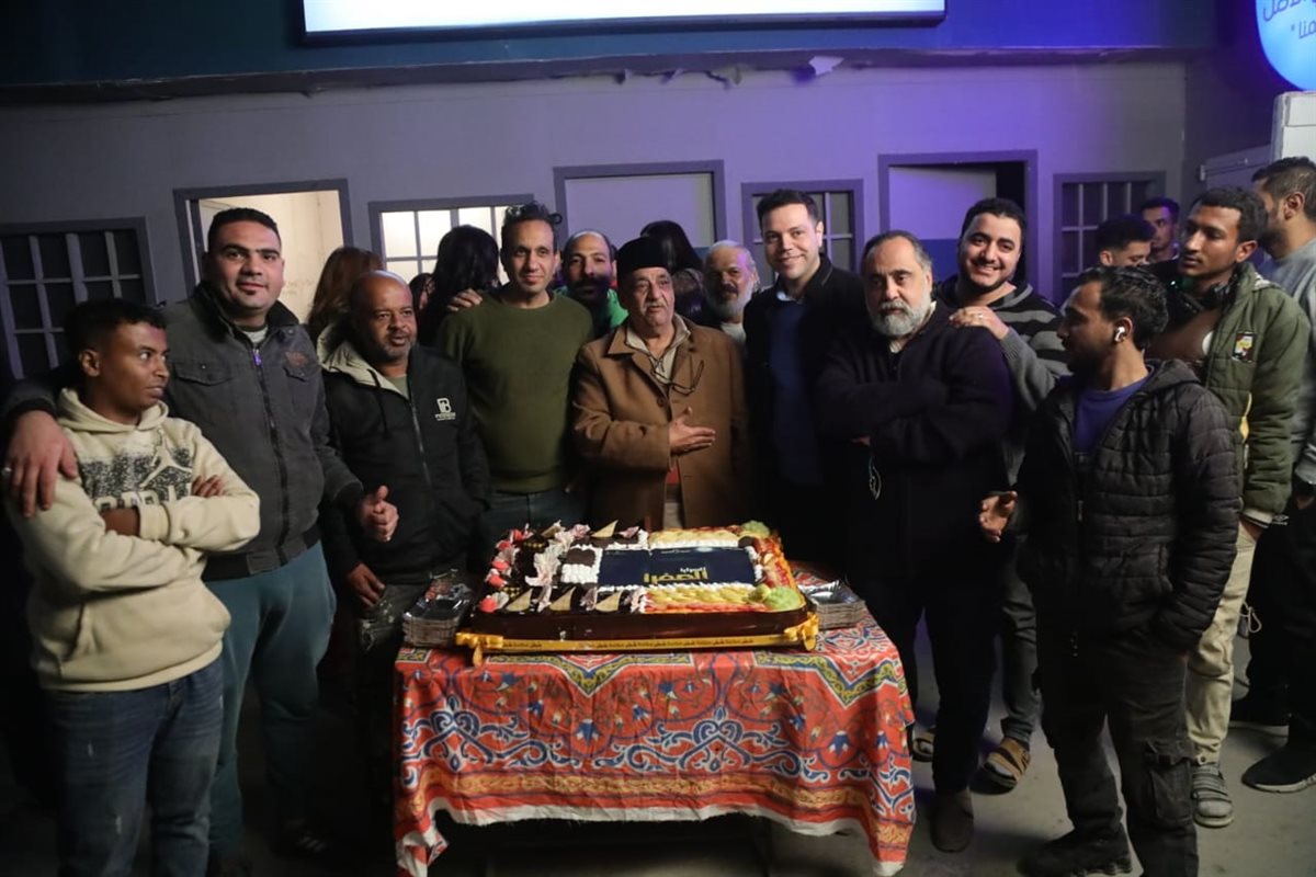 كواليس تصوير مسلسل السرايا الصفرا