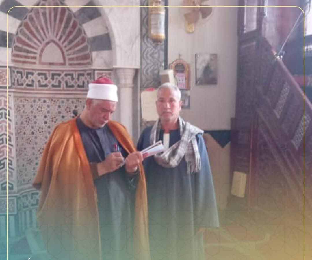 مدير مديرية أوقاف الفيوم يواصل جولاته المرورية المفاجئة على المساجد لتعزيز الانضباط الإداري والدعوي