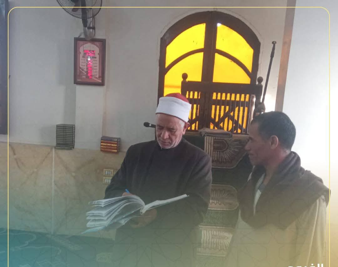 جولات مرورية لمدير أوقاف الفيوم على المساجد لمتابعة الانضباط وحسن سير العمل