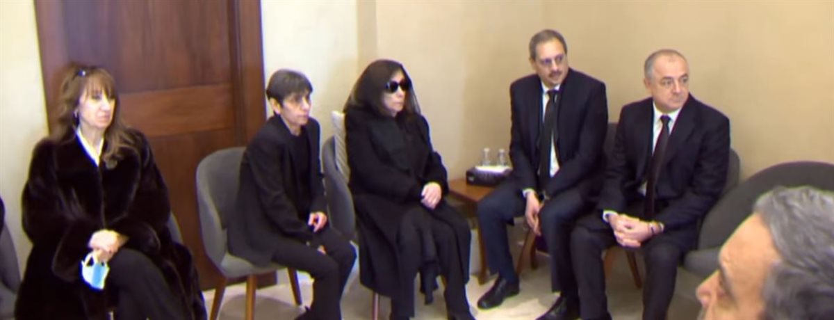 فيروز في جنازة نجلها هلي الرحباني