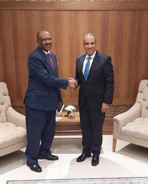 <strong>وزير الخارجية يلتقي بنظيره السوداني</strong>