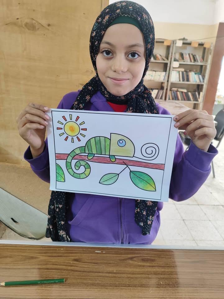 ألوان تبهج القلوب وتحرر طاقة الأطفال ورش رسم وتلوين في مكتبة اللاهون بالفيوم&nbsp;