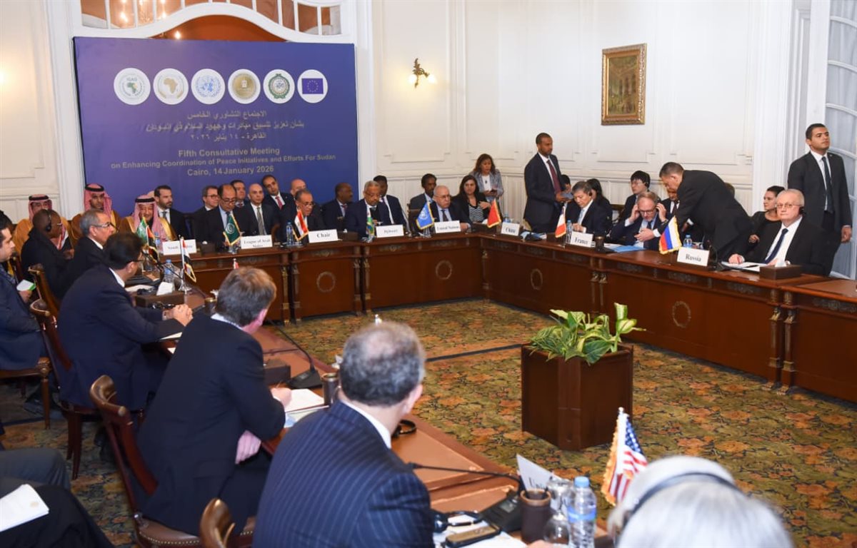 <strong>مصر ترأس الاجتماع الخامس لتعزيز جهود السلام في السودان</strong>