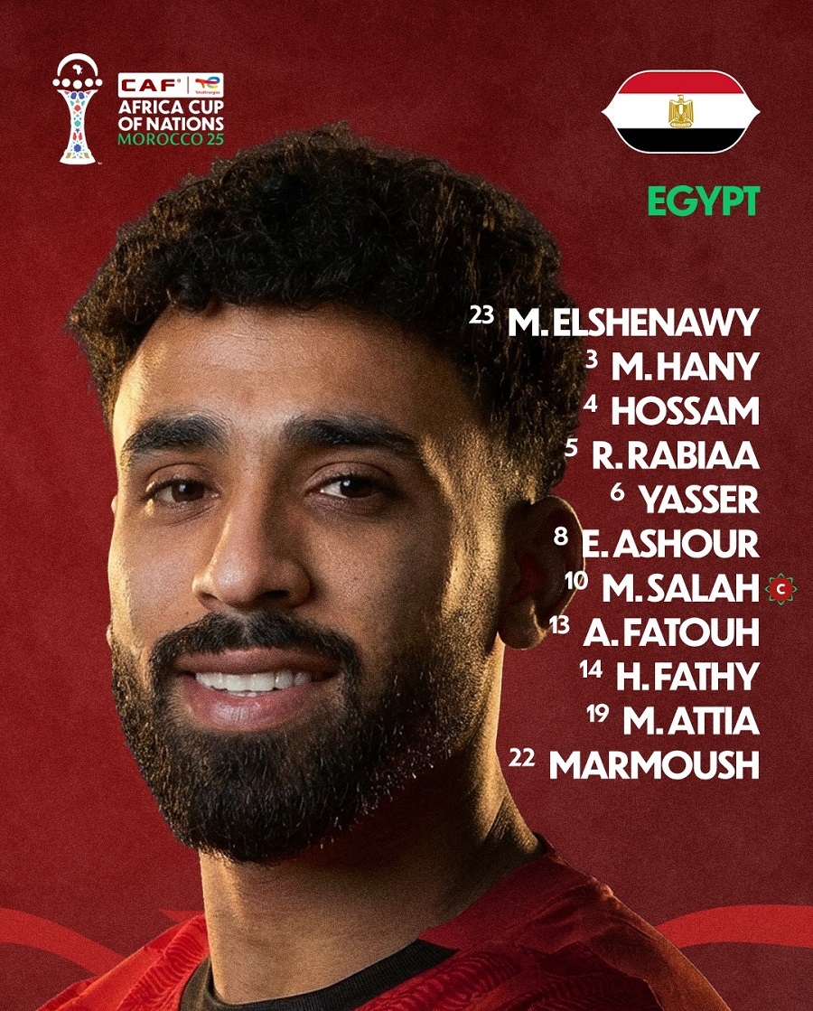 <strong>تشكيل منتخب مصر الرسمي</strong>