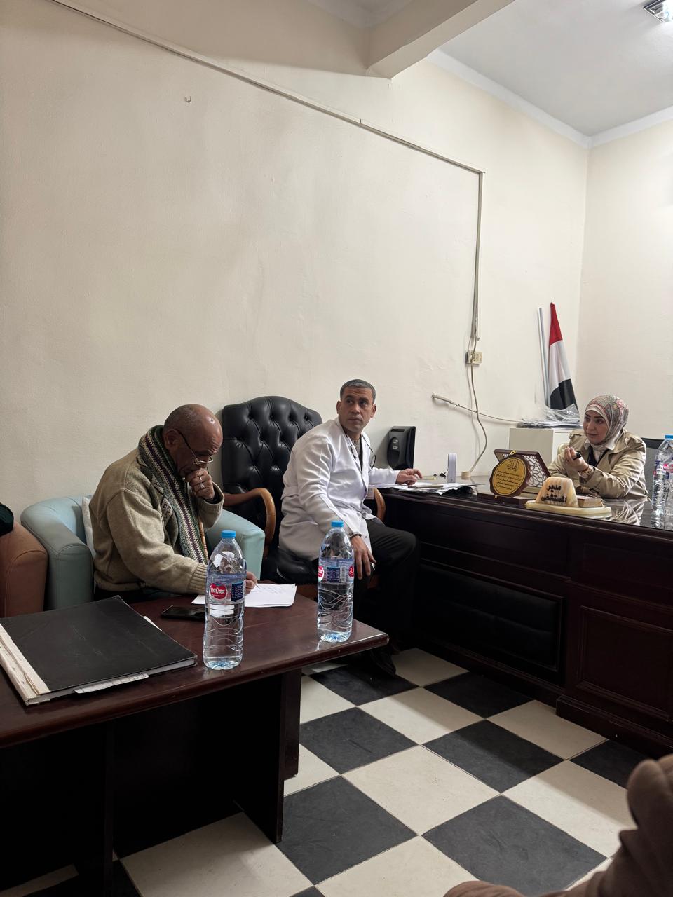 زيارة مفاجئة لوكيل صحة الفيوم لمستشفى فيديمين المركزى لمتابعة سير العمل &nbsp;