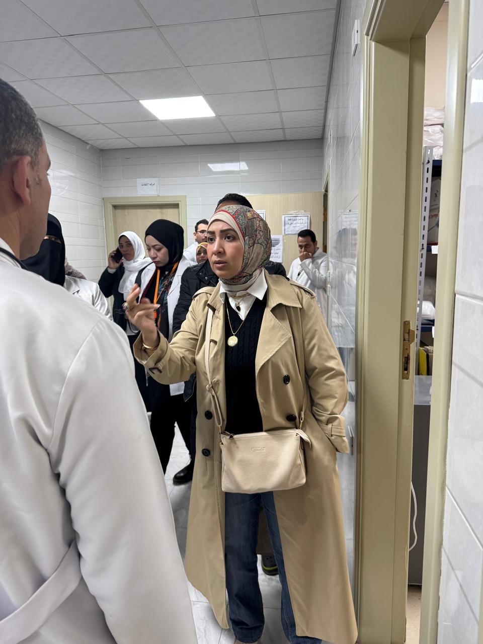 زيارة مفاجئة لوكيل صحة الفيوم لمستشفى فيديمين المركزى لمتابعة سير العمل &nbsp;