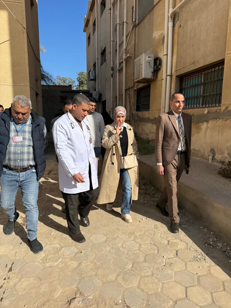 زيارة مفاجئة لوكيل صحة الفيوم لمستشفى فيديمين المركزى لمتابعة سير العمل &nbsp;