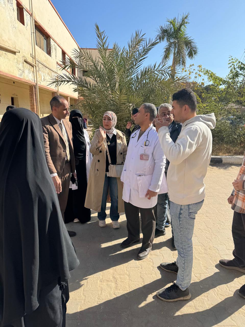 زيارة مفاجئة لوكيل صحة الفيوم لمستشفى فيديمين المركزى لمتابعة سير العمل &nbsp;