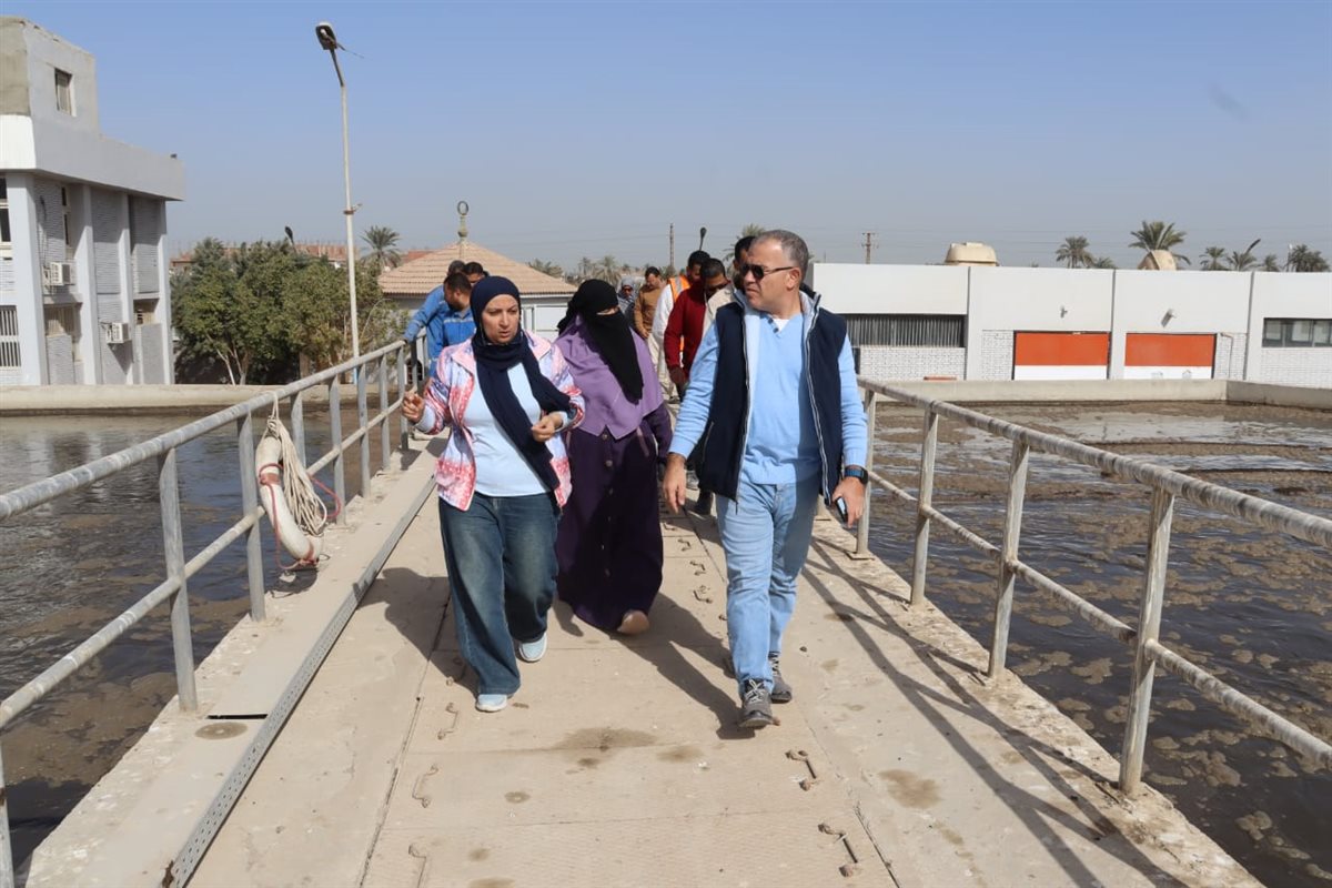 رئيس مياه الفيوم : يوجه برفع درجة الاستعداد بمحطات معالجة الصرف الصحي