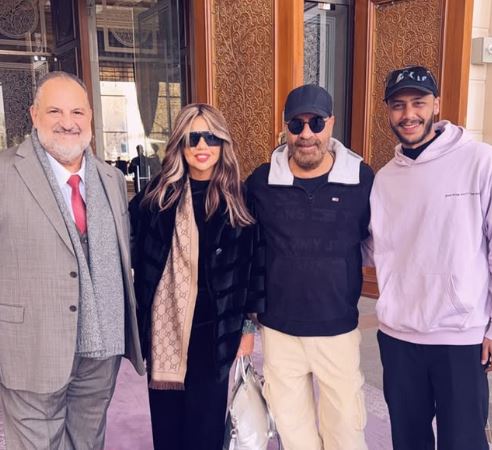 محمد سعد ونجله وبوسي شلبي وخالد الصاوي