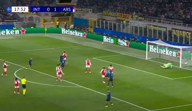 &nbsp;Inter Milan vs Arsenal live