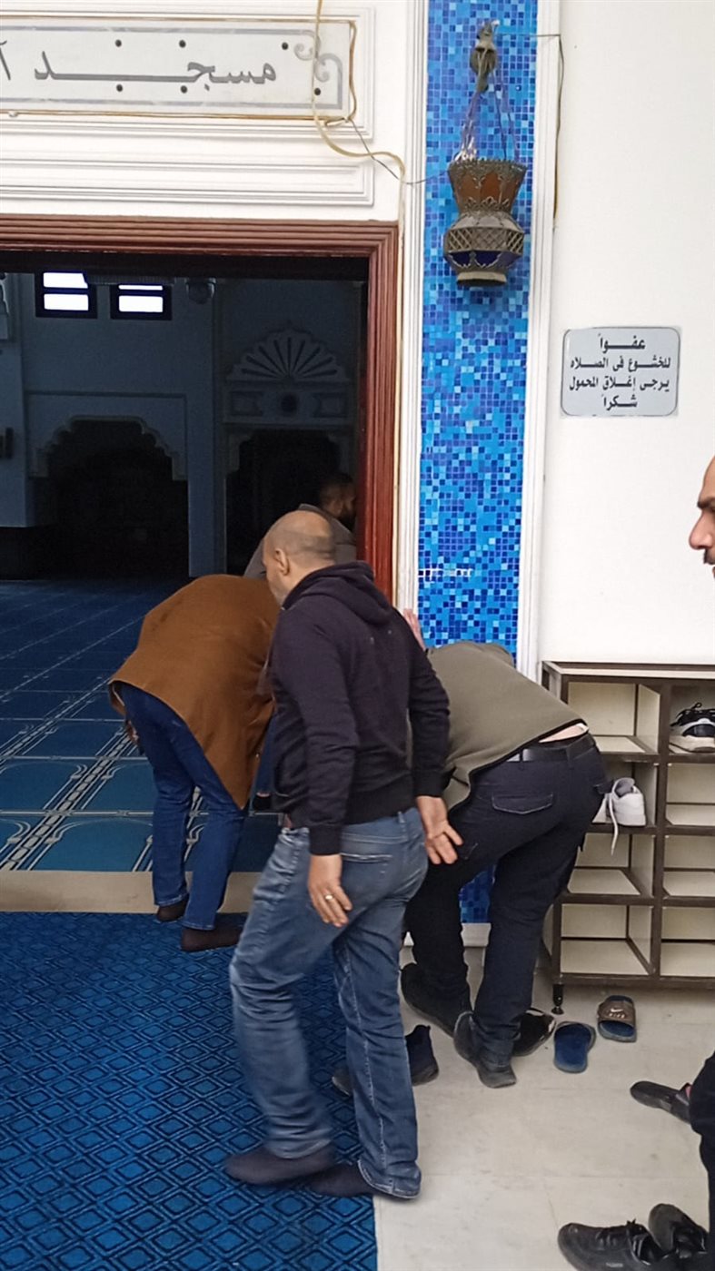 جنازة الفنان نضال الشافعي بمسجد آل بهجت دريم لاند&nbsp;