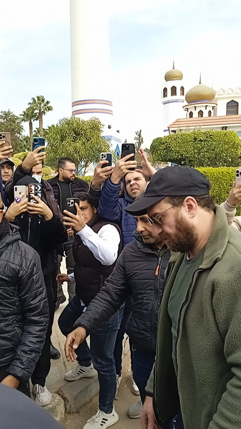 جنازة الفنان نضال الشافعي بمسجد آل بهجت دريم لاند&nbsp;