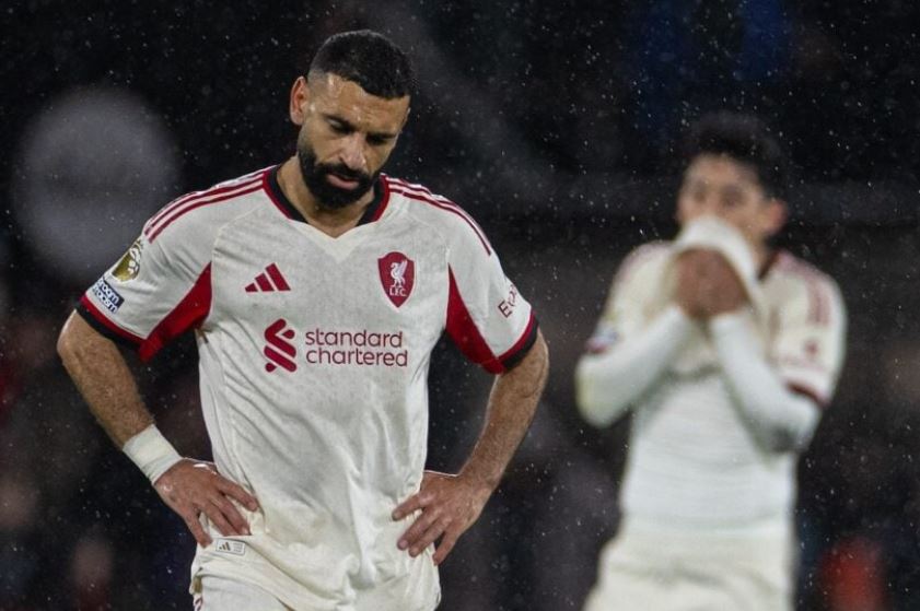 محمد صلاح في حالة إحباط