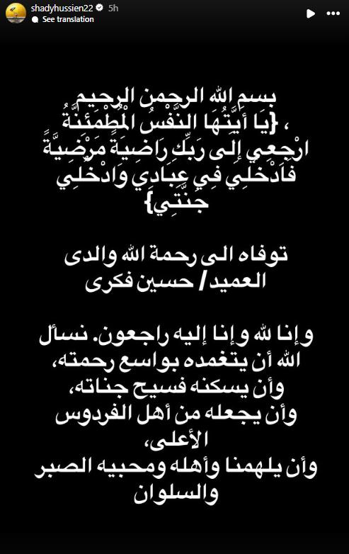 <strong>شادي حسين</strong>