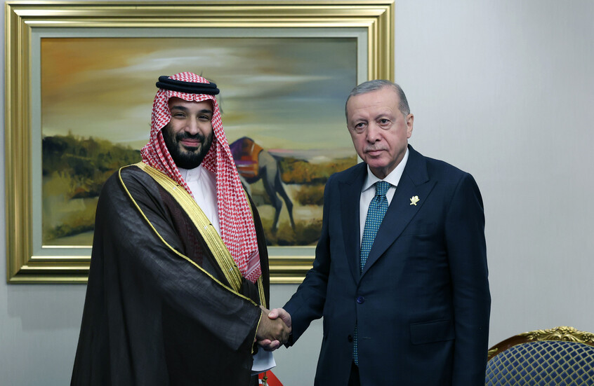 <strong>أردوغان وبن سلمان</strong>