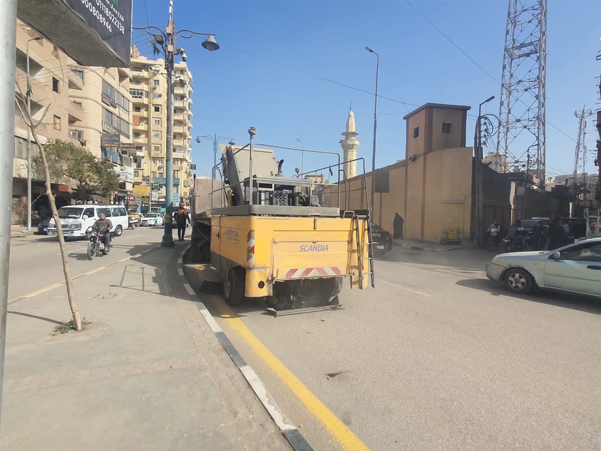 استمرار الحملات المكثفة للنظافة ورفع الإشغالات بمختلف أحياء مدينة الفيوم