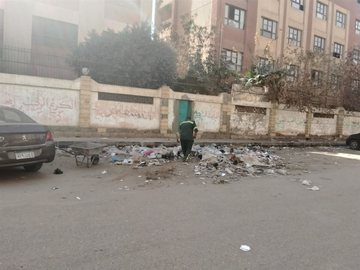 استمرار الحملات المكثفة للنظافة ورفع الإشغالات بمختلف أحياء مدينة الفيوم