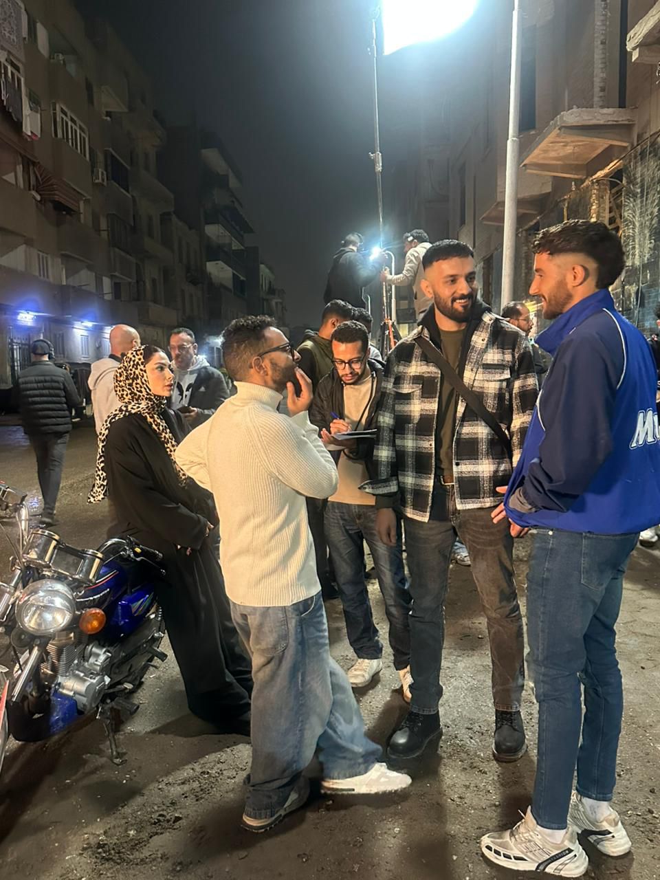 حسني شتا في كواليس تصوير مسلسل سوا سوا&nbsp;