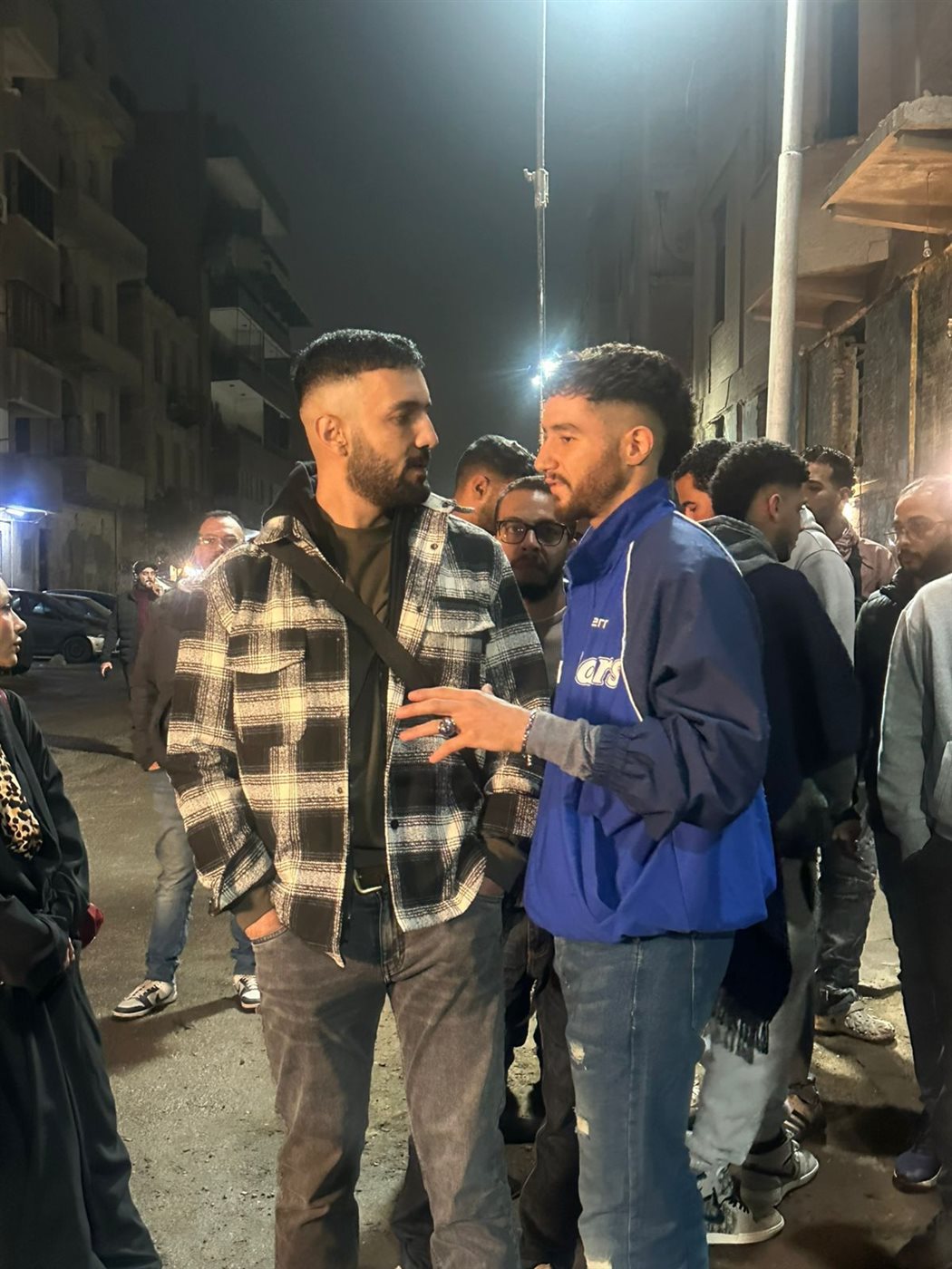 حسني شتا في كواليس تصوير مسلسل سوا سوا&nbsp;