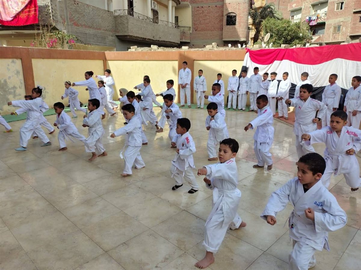الإتحاد المصري للكاراتية ينظم اختبار الترقّي للدرجة الثانية بالفيوم