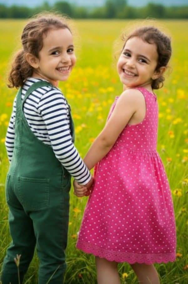يوستينا واستير ملائكة السماء ضحايا حريق الزرايب
