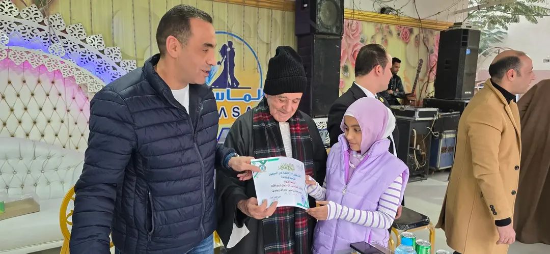 تكريم حفظه القرأن الكريم بأفتتاح جمعية عين السيليين للتنمية المستدامة بالفيوم&nbsp;