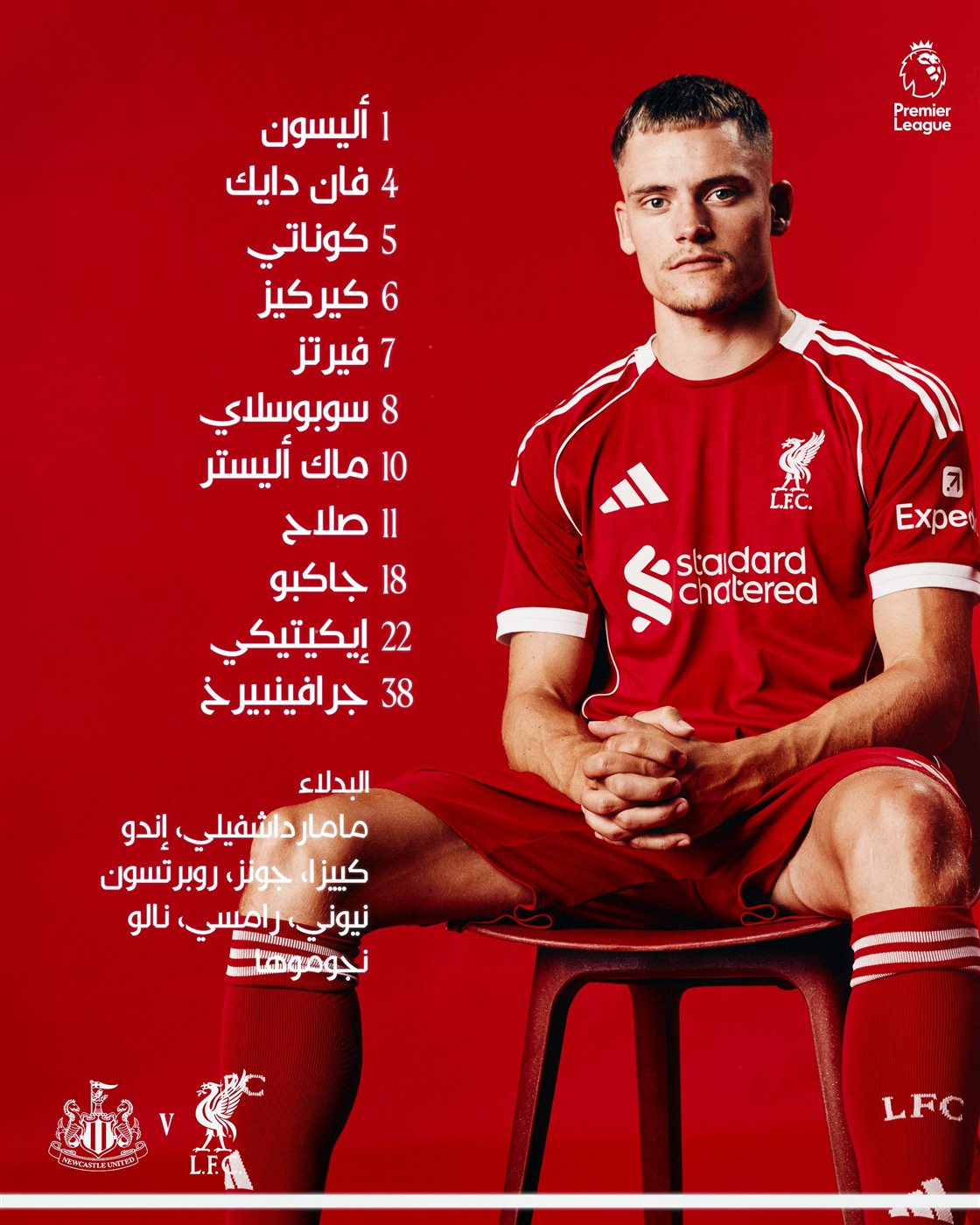 ليفربول ونيوكاسل&nbsp;