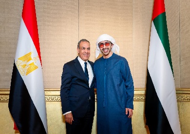 <strong>وزير الخارجية ونظيره الإماراتي</strong>