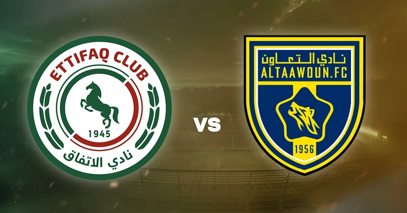 al ettifaq vs al taawoun live