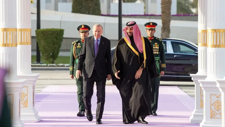 <strong>الرئيس التركي والرئيس السعودي</strong>
