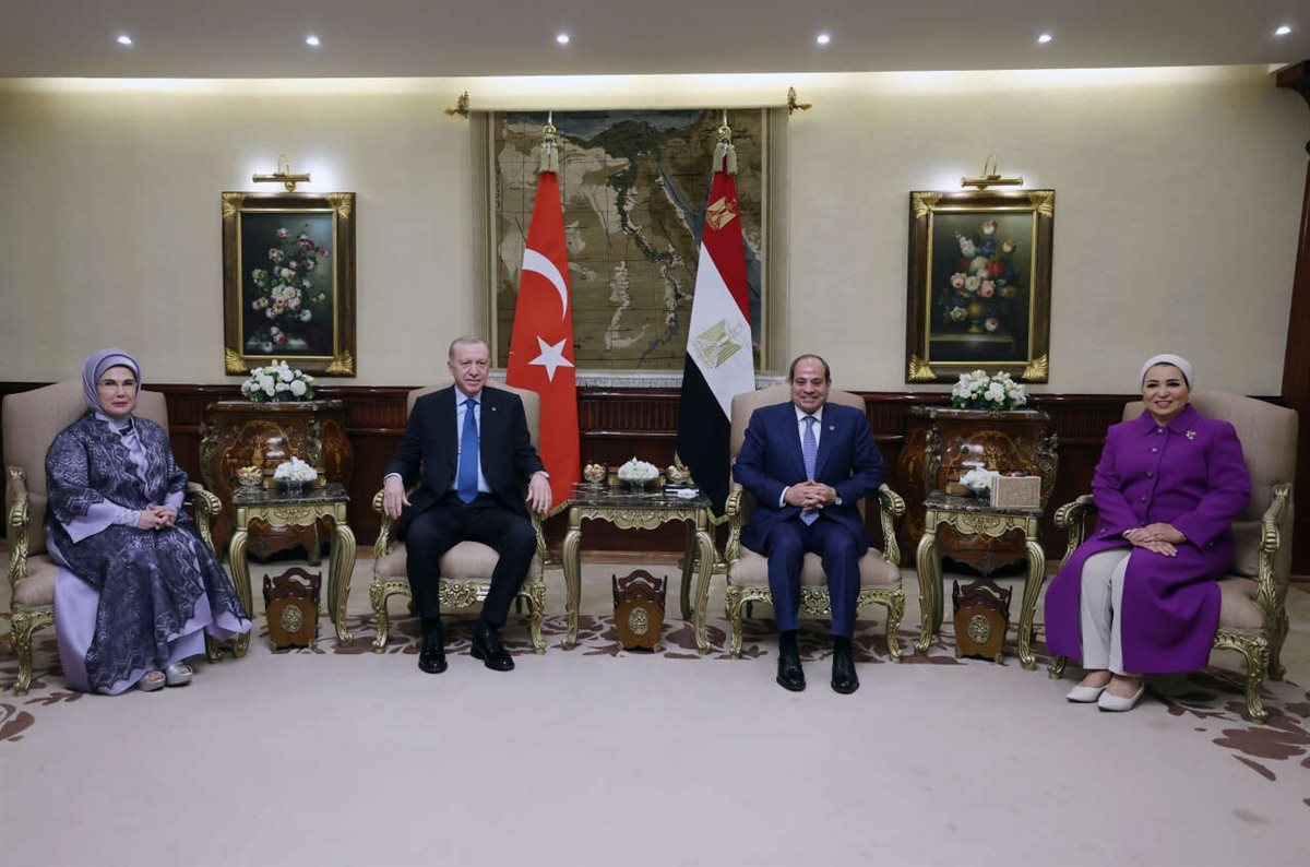 <strong>أردوغان والسيسي</strong>