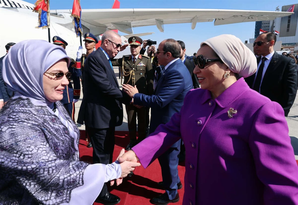 <strong>أردوغان والسيسي</strong>