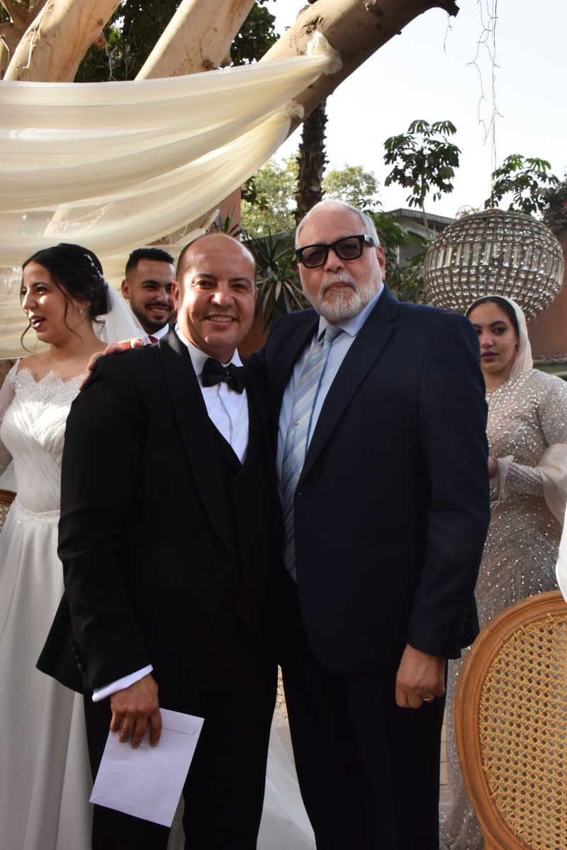جانب من زفاف كريمة الإعلامي محمد ناقد