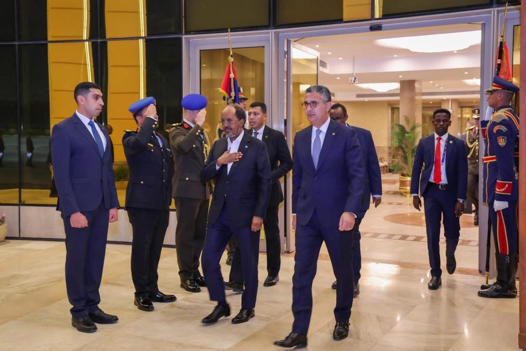 <strong>رئيس الجمهورية الصومالية حسن شيخ محمود</strong>